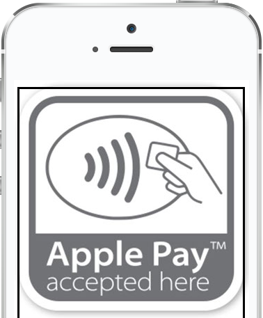 Image of an iPhone with Apple Pay on the display