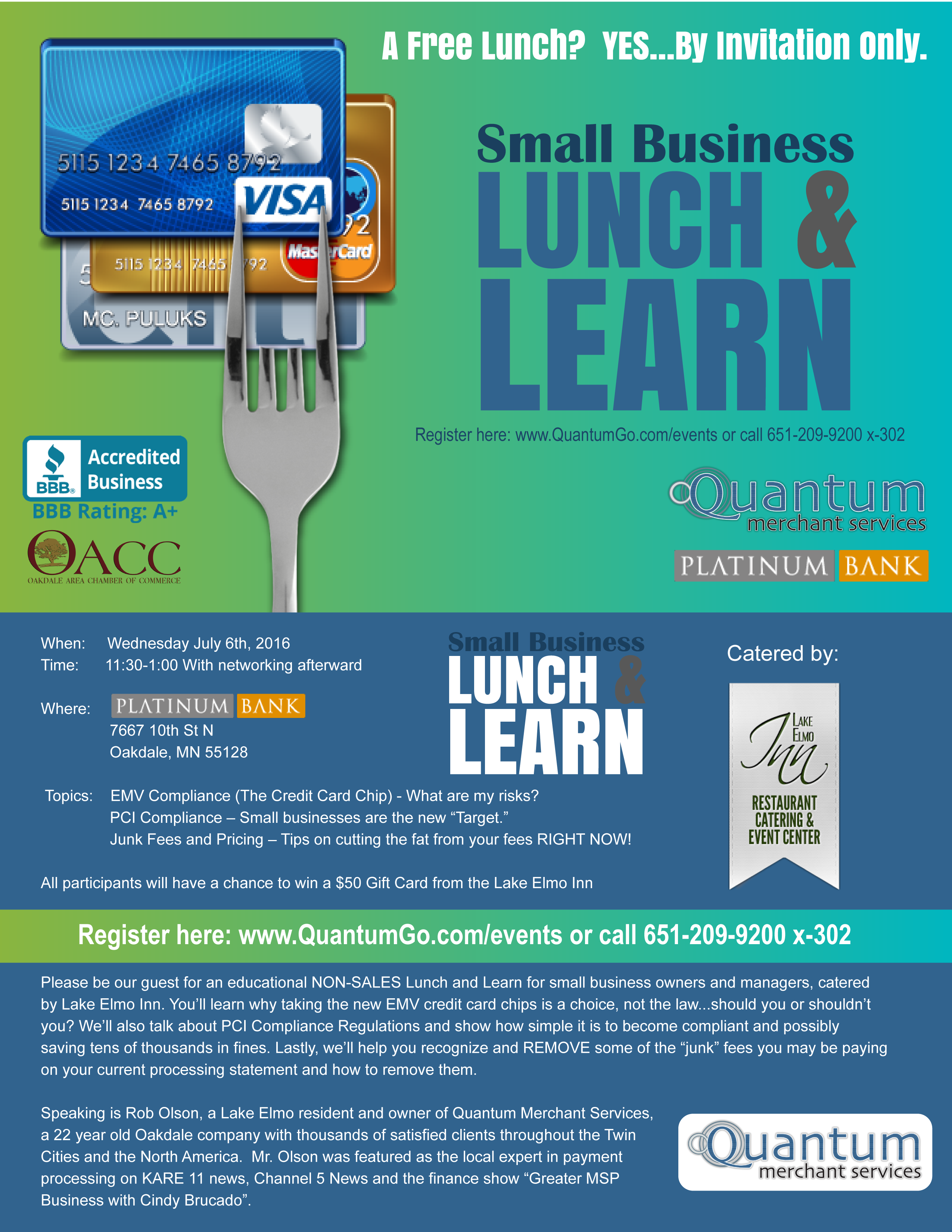 Lunch And Learn Flyer Template